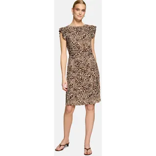 Zero Minikleid mit Gürtel Beige/Braun 44