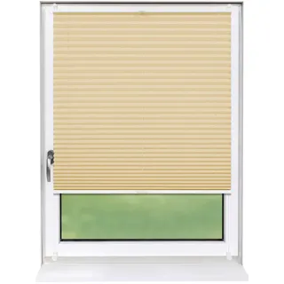 deco-raum Plissee Basic 85 x 210 cm beige