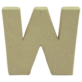 Décopatch AC835C - Kleiner Buchstabe aus Pappmaché, w 1,5x10x8,5cm, perfekte Deko für das Zuhause, 1 Stück