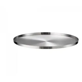 BLOMUS Tablett Peasy Ø 38 cm Edelstahl Silber L (Large)