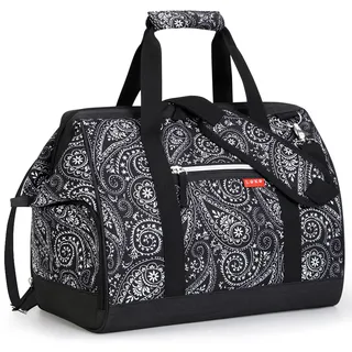 Reisetasche Damen, Weekender Damen Klein mit Schuhfach, Großes Öffnungsdesign...