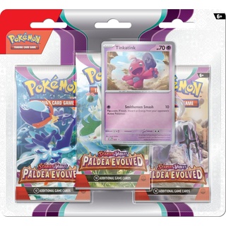 Pokemon TCG: Pokemon Scarlet and Violet 2 Paldea Evolved 3er-Pack Blister (zufällige Auswahl)
