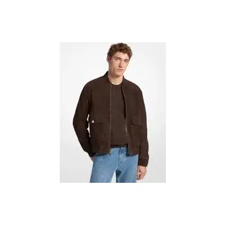 MK Bomberjacke aus Wildleder - Braun - Michael Kors - L