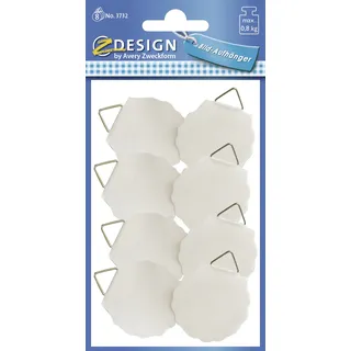 Avery Zweckform Bildaufhänger selbstklebend für max. 0,8 kg, 30,0 x 30,0 mm, 8 St.