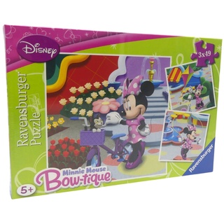 Ravensburger Puzzle Disney Hübsche Minnie Mouse 094165 3 x 49 Teile 17,8 x 17...