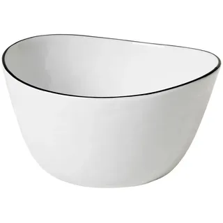 Broste Copenhagen Salt Schüssel Schwarz/Weiß 19 cm