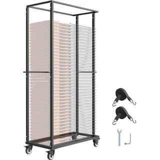 Vevor Klappbarer Stuhlständer 227 kg 60 Stühle