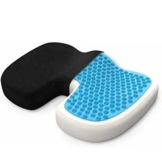 Steißbein-anti-wundliegen-kissen Mit Atmungsaktivem Gel, Ergonomisches Orthopädisches Sitzkissen Aus Memory-schaum Zur Linderung Von Rücken-, Hüft- Und Steißbeinschmerzen