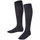 Unisex K Kh nachhaltige Baumwolle lang einfarbig 1 Paar Blau Dark Marine 6170 27-30 27-30