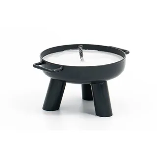 Mini Feuerschale Tischfeuer Tischfeuerschale Dekoschale Kerze Anthrazit Ø 175 mm