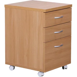 Wohnling Kilian Rollcontainer 40 x 60 x 45 cm braun