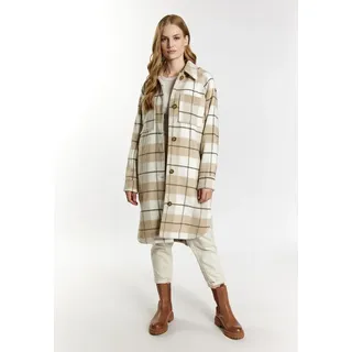 SAPORTA damen jacke - karo beige wollweiss, XXL - XXL