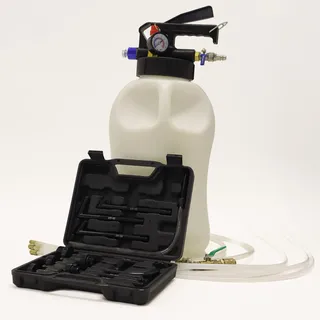 BITUXX Universal Getriebeöl Einfüllgerät Pumpe Öleinfüllgerät Öl Befüllgerät Getriebeölpumpe Ölfüllgerät Druckluft Pneumatisch 10L