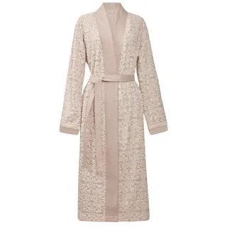 PiP Studio Bademantel Tile de Pip Bathrobe_Khaki_UV_UV_XL 1 Bademantel XL, Gürtel, Bademantel Damen und Herren Morgenmantel Frottee grün
