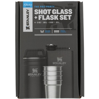 Stanley Pre-party Shot Glass+flask Set Schwarz,Silber