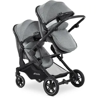 hauck Atlantic Twin melange grey