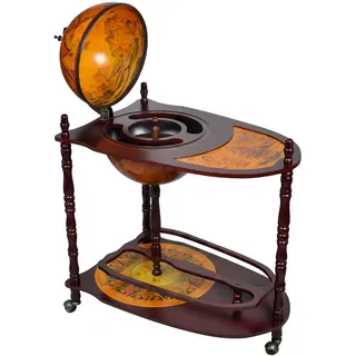 vidaXL Globus-Bartisch 77 cm Braun