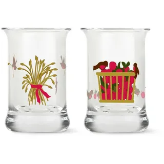 Holmegaard - Weihnachtsschnapsglas 2022, 3 cl (2er-Set)