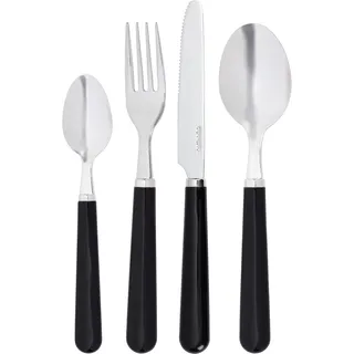 ERNESTO® Besteck-Set 24tlg. (Schwarz)