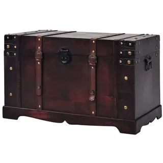 vidaXL Vintage Schatztruhe Holz 66 x 38 x 40 cm 1-tlg. braun