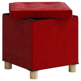 Sitzbox ''Sizos M'', in Rot, mit Stauraum