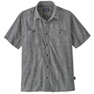 Patagonia Herren Back Step Kurzarmhemd - XXL - Swell Dobby: New Navy
