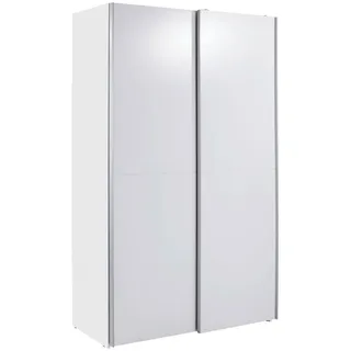 Pol-Power Schwebetürenschrank 125 x 195,5 x 38 cm Weiß