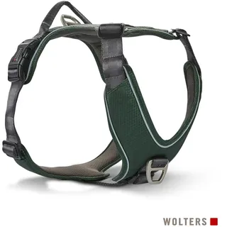 Wolters Active Pro Comfort Hundegeschirr Grün/Anthrazit 45-52,5 cm