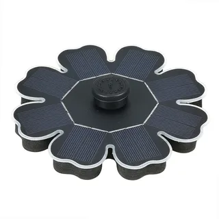 Rosenförmige Solarpumpe Für Springbrunnen Und Vogeltränken, 1,6 W, Selbsttragend, Schwimmend, Bürstenlos, Tauchfähig, Für Vogeltränken Im Freien, Gärten, Teiche Oder Schwimmbecken.