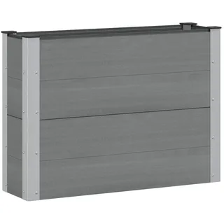 vidaXL Hochbeet 100 x 30 x 72 cm Grau