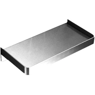 WPCASE Duschkorb Ohne Bohren Duschablage Duschregal Ohne Bohren Badregal Rostfreier Edelstahl GebüRstet Ohne Bohren/Bohren,Zwei Installationsmethoden Silver
