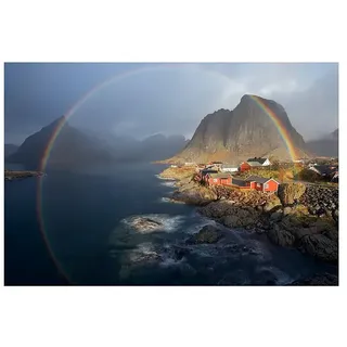 Papermoon Premium collection Fototapete Im Regenbogen  (B x H: 350 x 260 cm, Vlies)