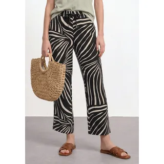STREET ONE Stoffhose Loose Fit Schwarz 36