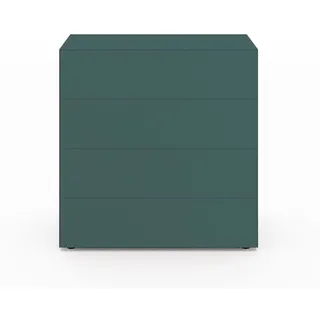 Create Kommode mit 4 Schubkästen Teal Gleiter