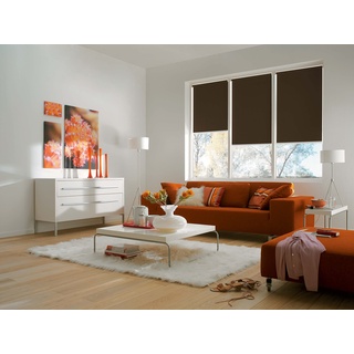 Sunlines Smart Style Elektrisches Rollo, Polyester, Mokka, 180 x 180 cm