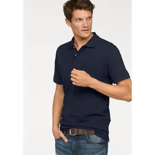 TOM TAILOR Poloshirt Basic Baumwoll-Piqué blau XXXL