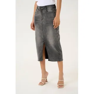KAFFE Jeansrock Denimrock KAsinem grau 34