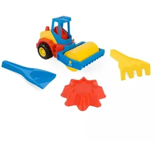 Tech Truck Sandset mit Straßenwalze