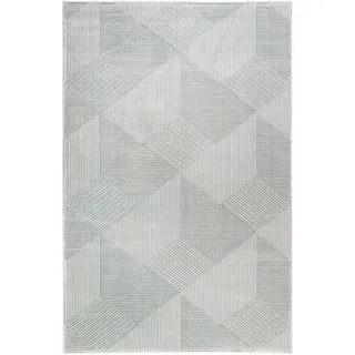 Esprit Webteppich Velvet Groove, Grau, Türkis, Textil, Uni, rechteckig, 120x170 cm, Textiles Vertrauen - Oeko-Tex®, Hohenstein, AZO-frei, Oeko-Tex® Standard 100, für Fußbodenheizung geeignet, in verschiedenen Größen erhältlich, Fasern thermofixiert (heatset), lichtunempfindlich, pflegeleicht, strapazierfähig, leicht zusammenrollbar, Teppiche & Böden, Teppiche, Webteppiche