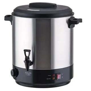 Adler Einkochautomat 28 l Edelstahl/schwarz/silberfarben