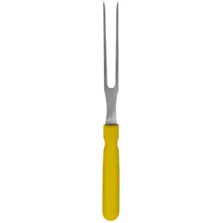 Schneider - Wurstgabel, gelb, 245 x 16 mm, Klingenlänge: 95 mm, Griff (gelb)
