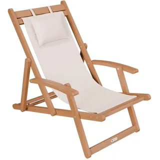 Sonnenliege klappbar Tavira - Creme