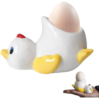 Eierbecher Lustig,Eierbecher Ostern,eierbecher Kinder,Hühner-/Enten Eierbecher Lustig,Eierbecher Porzellan Angenehmer Griff Und Leicht Zu Reinigen,Ostern Geschenke Kinder Eierbecher Für Familie