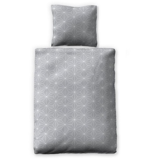 Bettwäsche »Simple Geometric Grey«, jilda-tex, mit grafischem Muster
