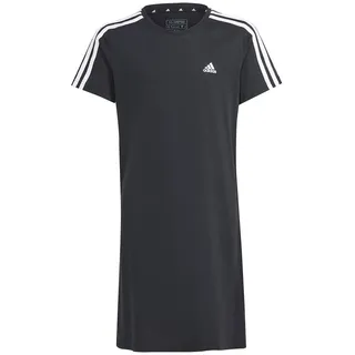 Adidas Mädchen Essentials 3-Stripes Dress Kleid, Black/White, 13-14 Years