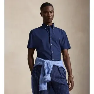 Polo Ralph Lauren für Herren. 710945315002 Hemd Custom marineblau (L), Lässig, Baumwolle, Langarm