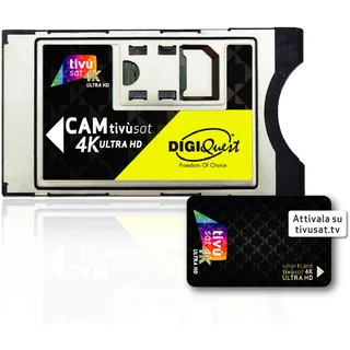DIGIQuest Tivùsat 4K Ultra HD Conditional Access Module (cam)