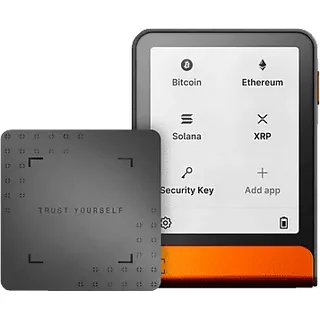 Ledger SAS Flex + Wiederherstellungsschlüssel Orange Crypto Wallet