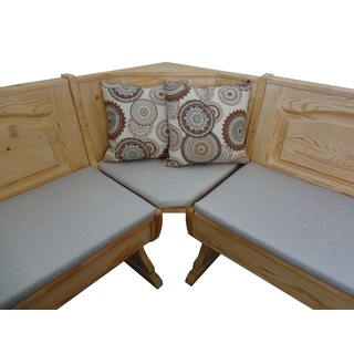 bequemer-sitzen Eckbank Auflagen, Polster-Set 110 cm, robuster Möbelstoff beige