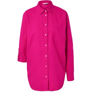 Tchibo - Lange Leinenbluse - Damen - Gr. 36 - pink